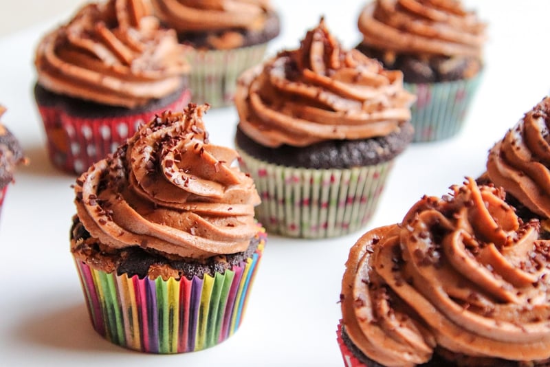 Northern Lights Cupcakes